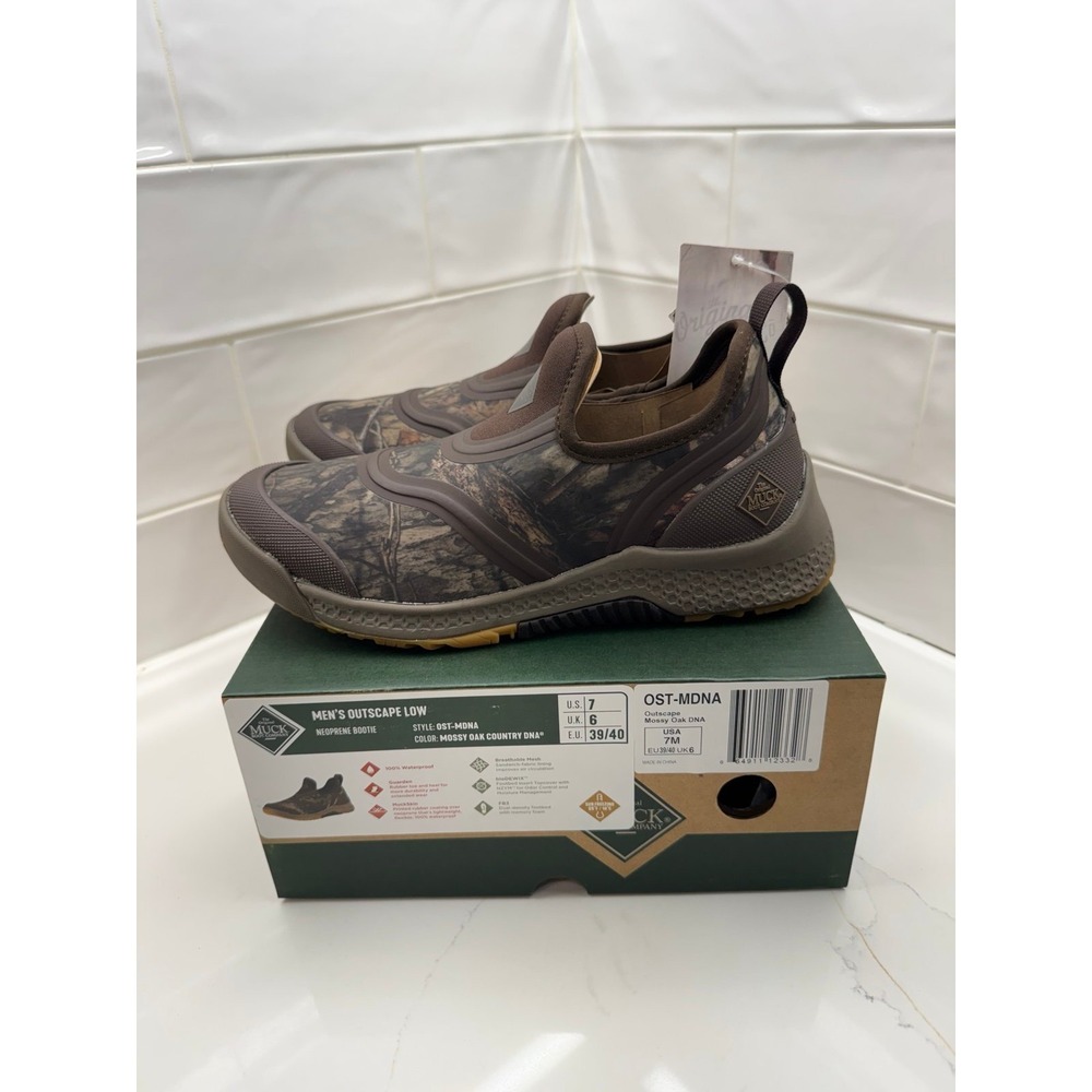 MUCK MEN'S MOSSY OAK COUNTRY DNA® OUTSCAPE SLIP ON men's 7
